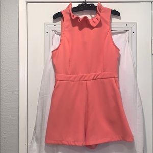 Gypsy and Gold peachy romper